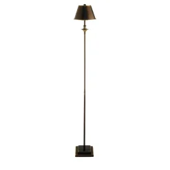 Lampada da terra Kuma L in bronzo scuro spazzolato di Michele Bönan