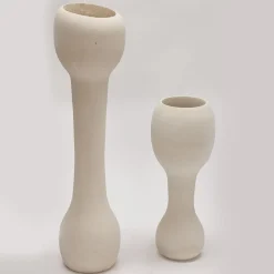 Lampada da terra Lalo S Lecce in pietra calcarea di Renzo Buttazzo