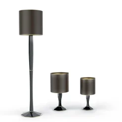 Lampada da Terra Linosa Marrone