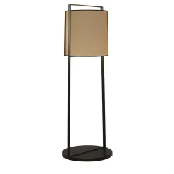 Lampada da terra Macao alta beige di Corrado Dotti
