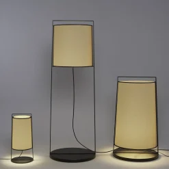 Lampada da terra Macao Beige di Corrado Dotti