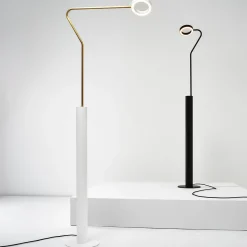 Lampada da terra Meta nera