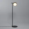 Lampada da terra Molly nera e oro
