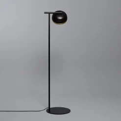Lampada da terra Molly nera e oro