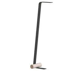 Lampada da terra Nastro nera e beige