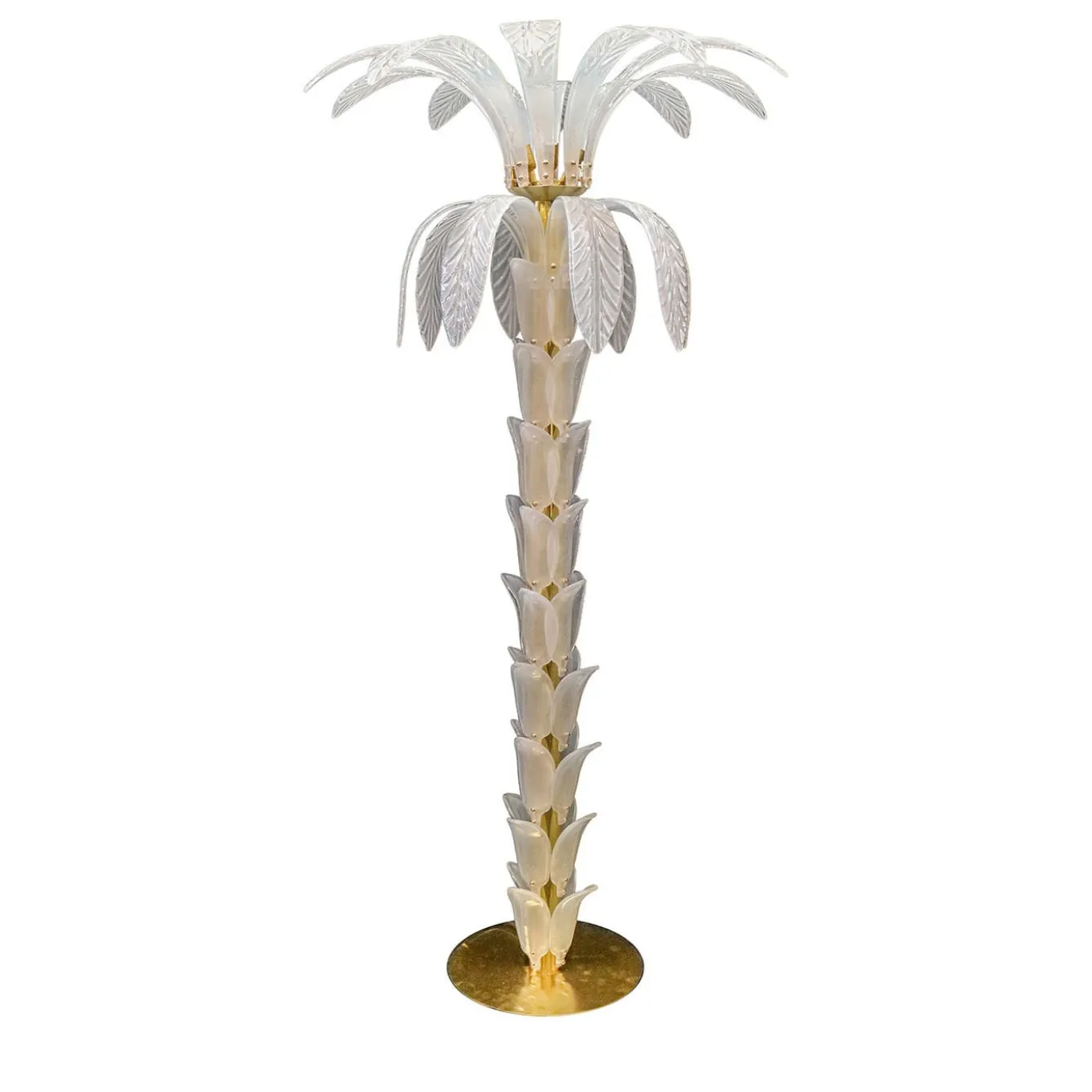 Lampada da terra Palma White