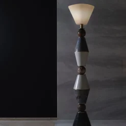 Lampada da Terra Pieces in Quattro Marmi di Ashley Gadeova