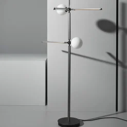 Lampada da terra Pinocchio in nichel