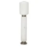 Lampada da Terra Ramses Grande in Vetro Marmorizzato Bianco