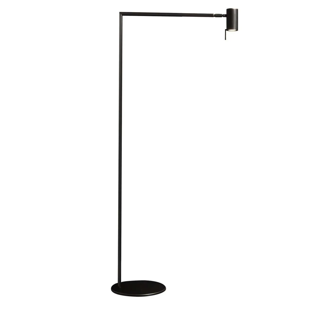 Lampada da Terra Rectus in Ottone Nero