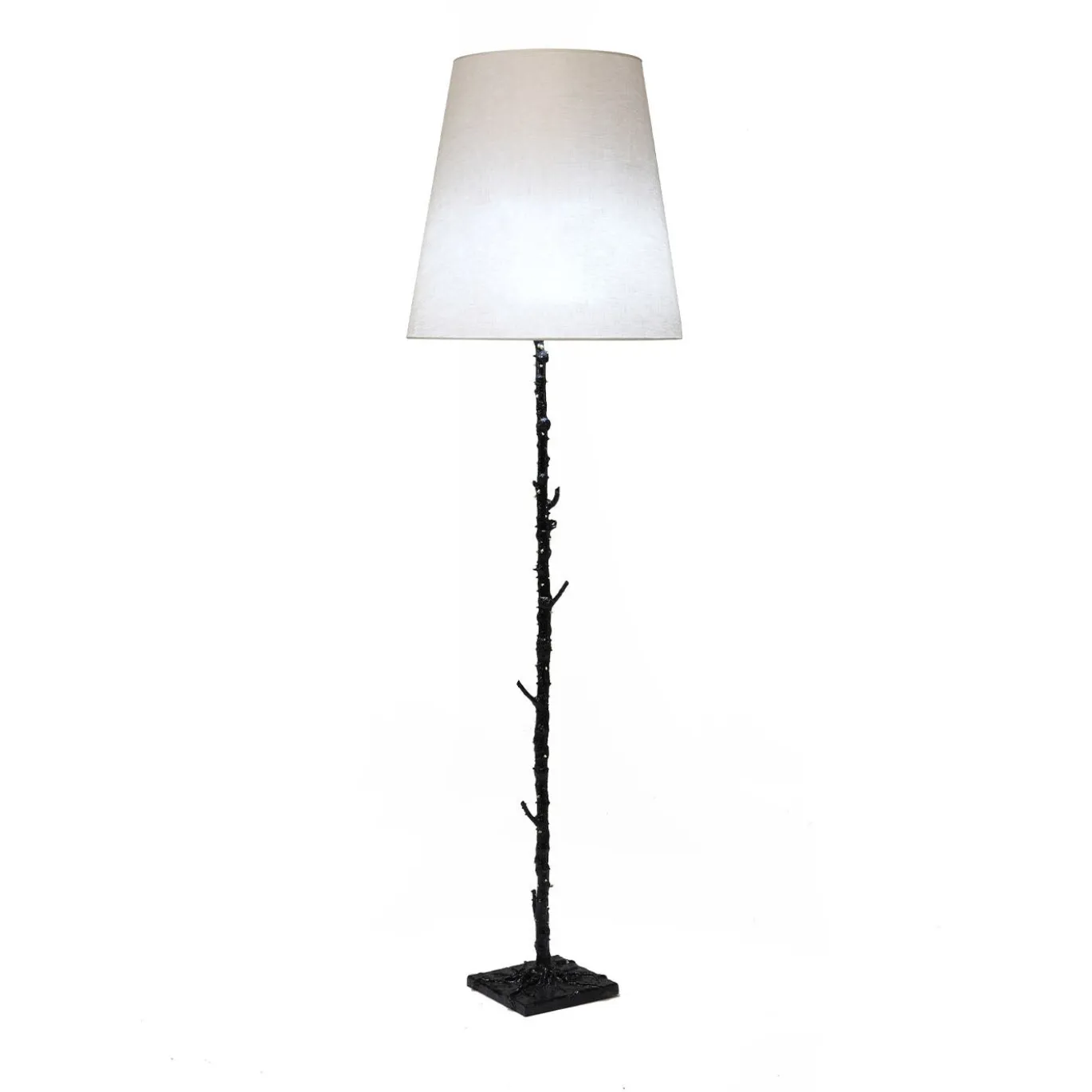 Lampada da terra Rosa Rosae in bronzo di Carlo Rampazzi