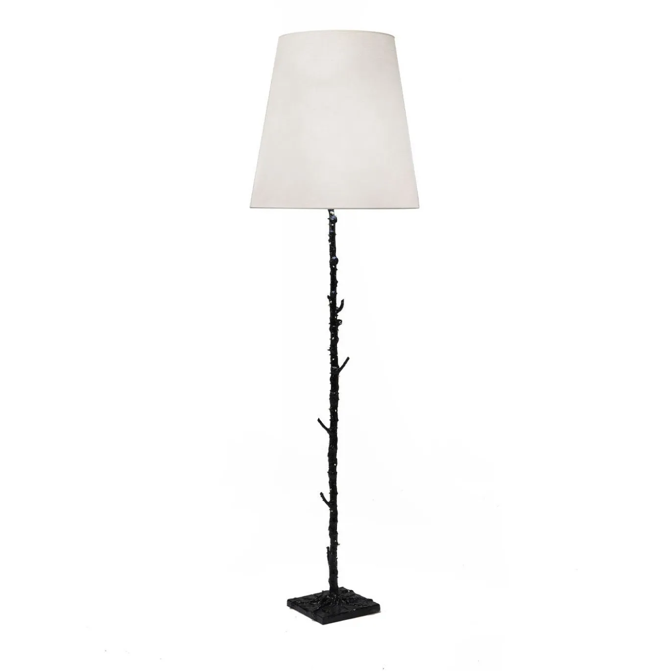 Lampada da terra Rosa Rosae in bronzo di Carlo Rampazzi