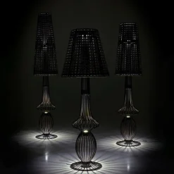 Lampada da terra Sole marrone da esterno di Samuele Mazza