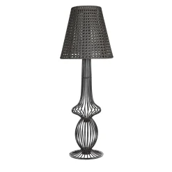 Lampada da terra Sole marrone da esterno di Samuele Mazza