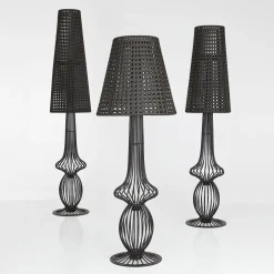 Lampada da terra Sole marrone da esterno di Samuele Mazza