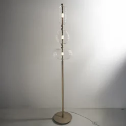 Lampada da terra Trinity 05 in bronzo di Mike Shilov