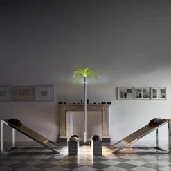 Lampada da terra verde Sanremo di Dario Bartolini