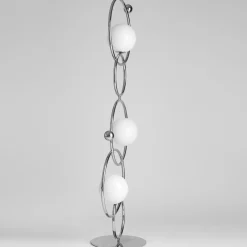 Lampada da terra Zoe Chrome