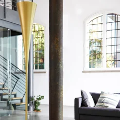 Lampada De-Lux oro di Gio Ponti