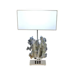 Lampada in corallo blu