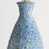 Lampada in maiolica Fiori