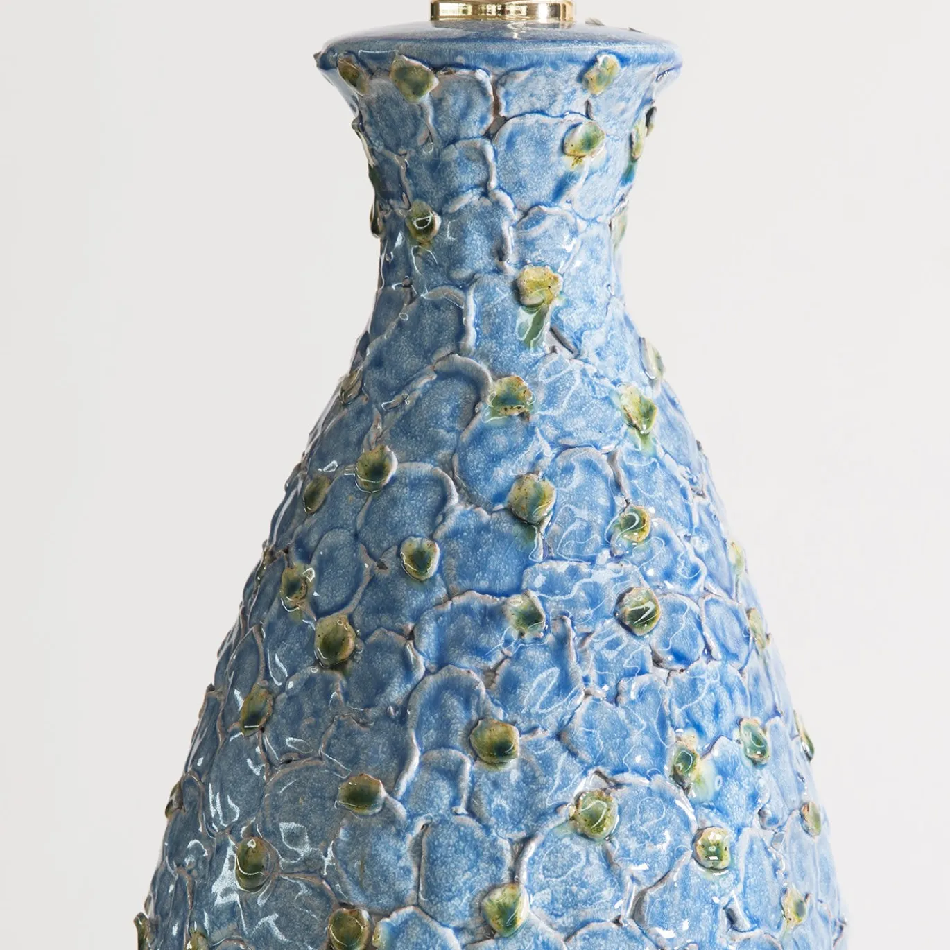 Lampada in maiolica Fiori