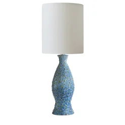 Lampada in maiolica Fiori