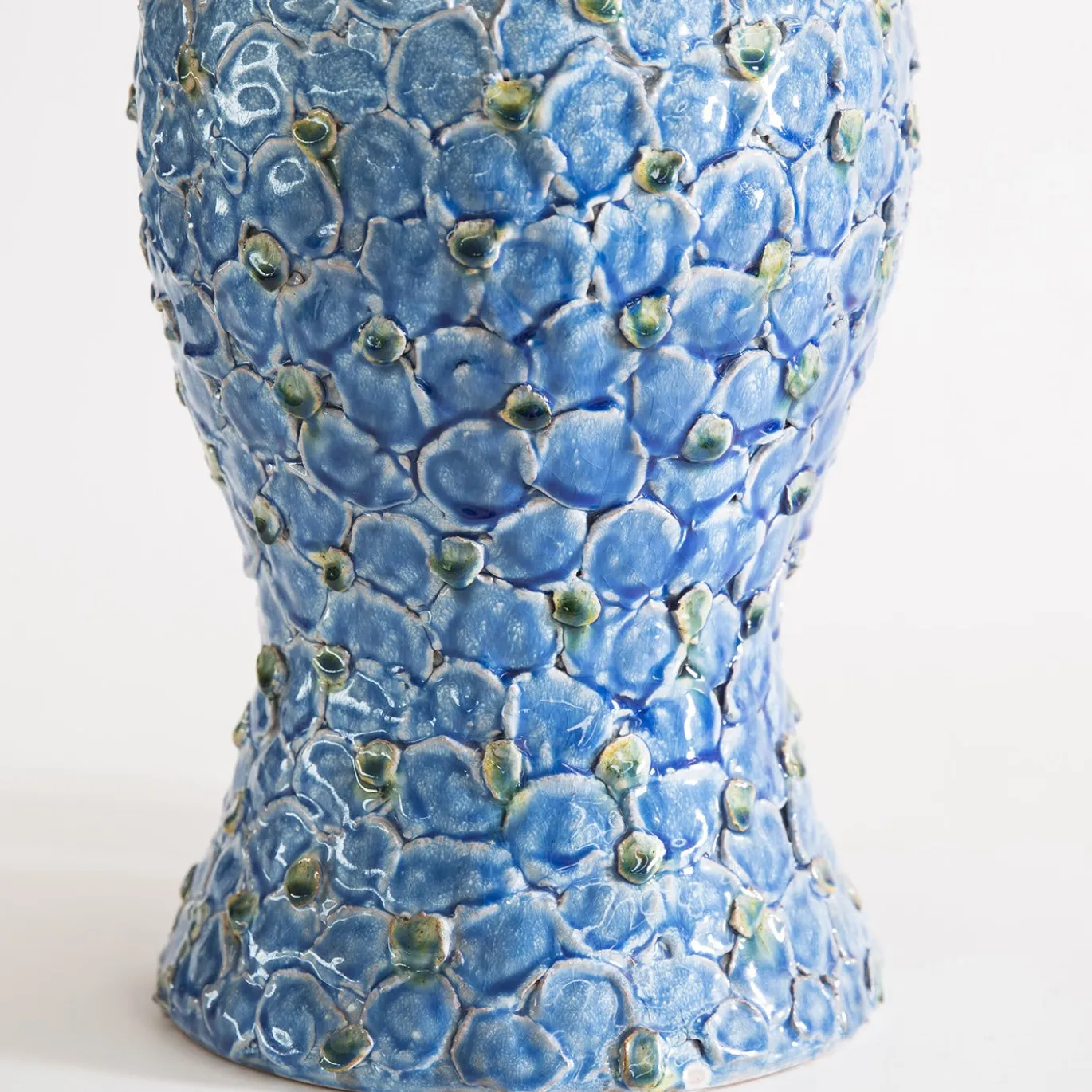 Lampada in maiolica Fiori