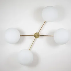 Lampada in ottone a farfalla
