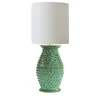 Lampada in petalo verde