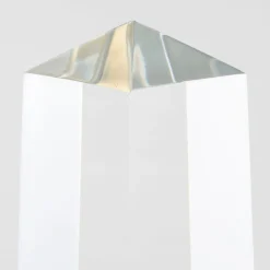Lampada in Vetro e Ottone Obelisco