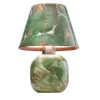Lampada Liberty verde in vetro di Murano Alchimie