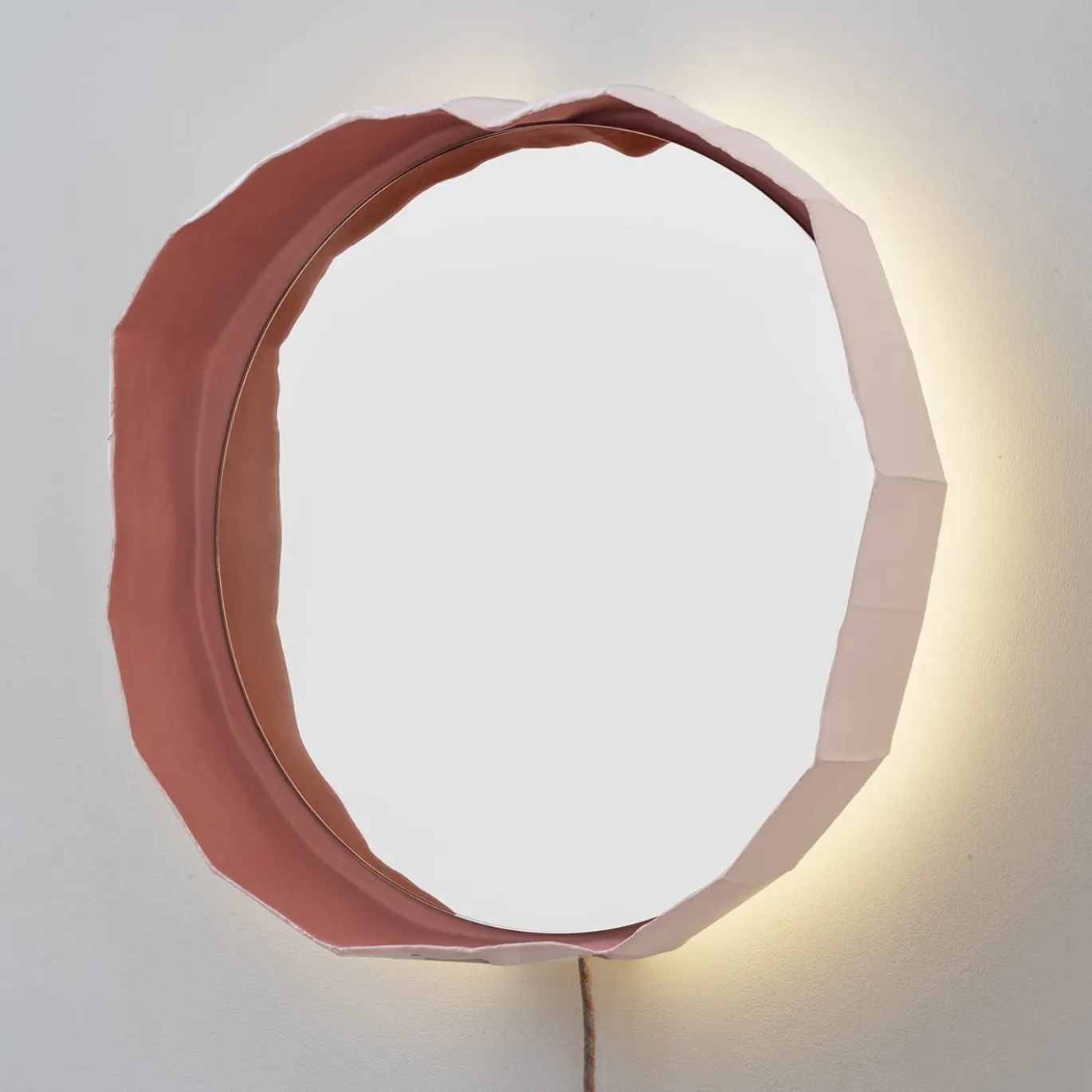 Lampada Ninfea 50 rosa/rosa/chiaro di G. Botticelli & P. Paronetto