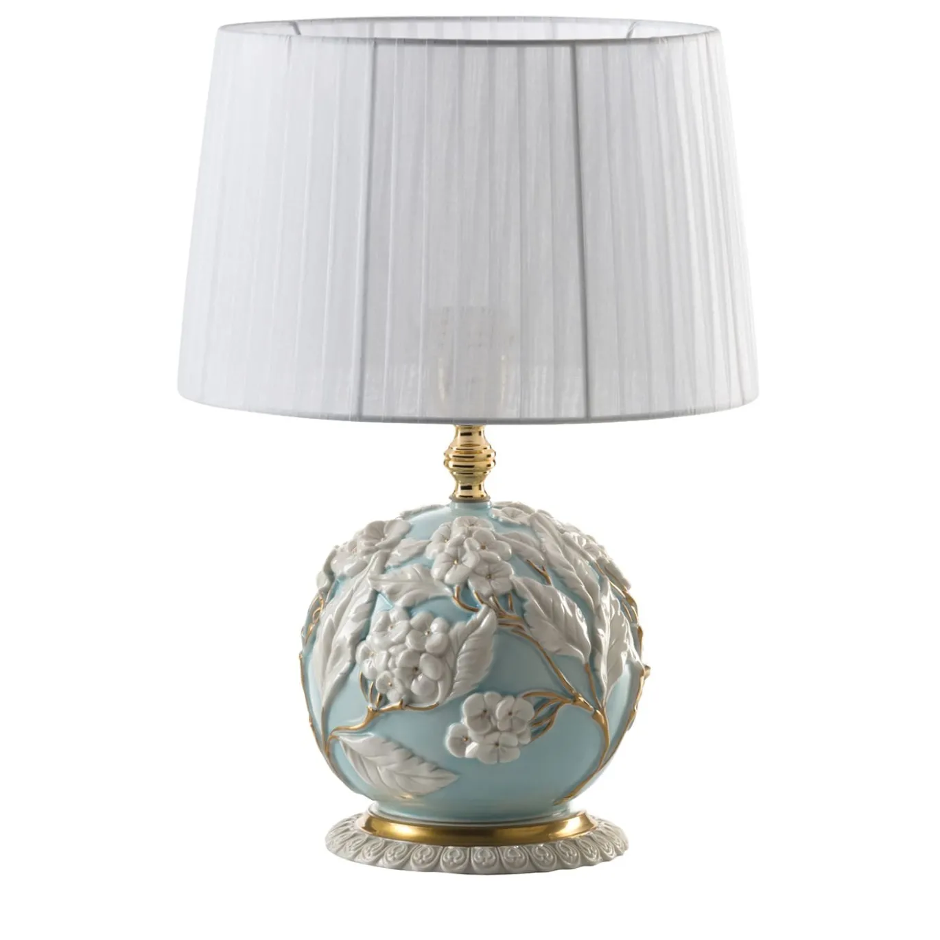 Lampada Ortensia in Porcellana Blu