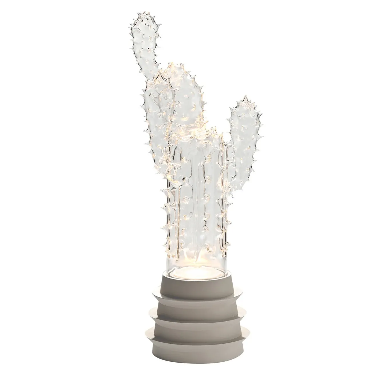 Lampada portatile Coyote Cactus in vetro