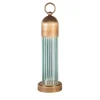 Lampada portatile JELLYFISH azzurra e bronzo di Luca Bussacchini