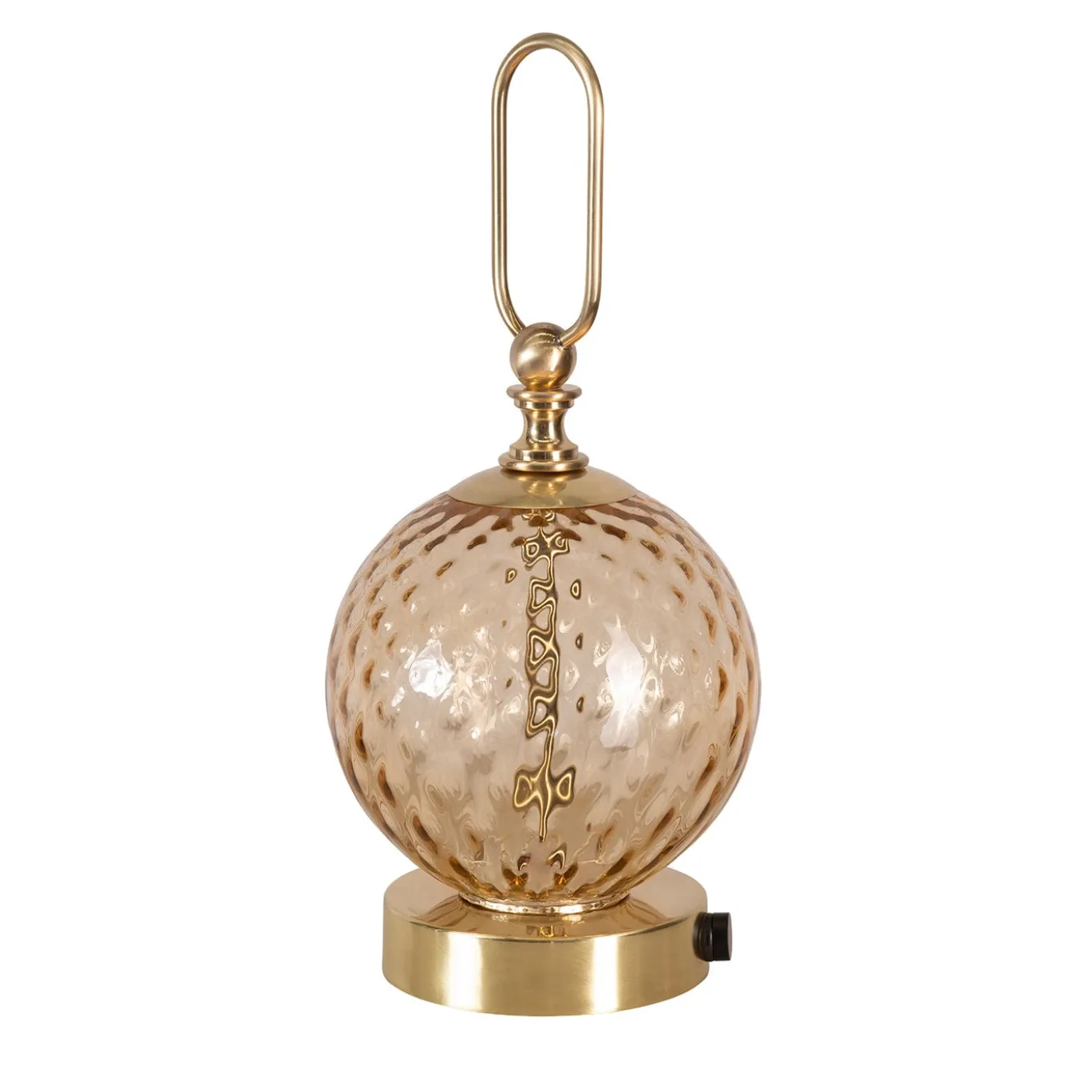 Lampada portatile Sferica HOOK in Bronzo di Luca Bussacchini