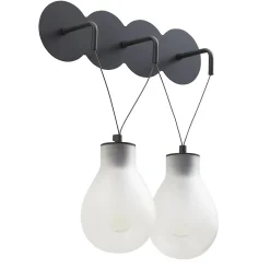 Lampada Rain da parete a 2 luci