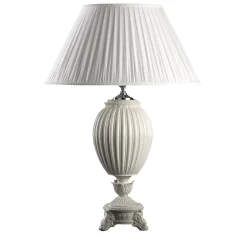 Lampada Retro in Porcellana Bianca