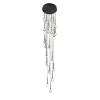 Lampadario a cascata Smoky Drops