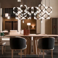 Lampadario a catena