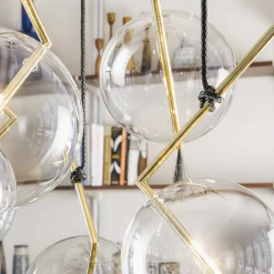 Lampadario a cinque luci Nuvola