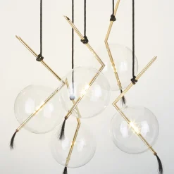 Lampadario a cinque luci Nuvola