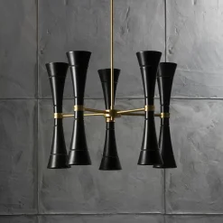 Lampadario a cono