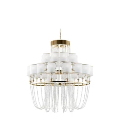Lampadario ad anello sovradimensionato