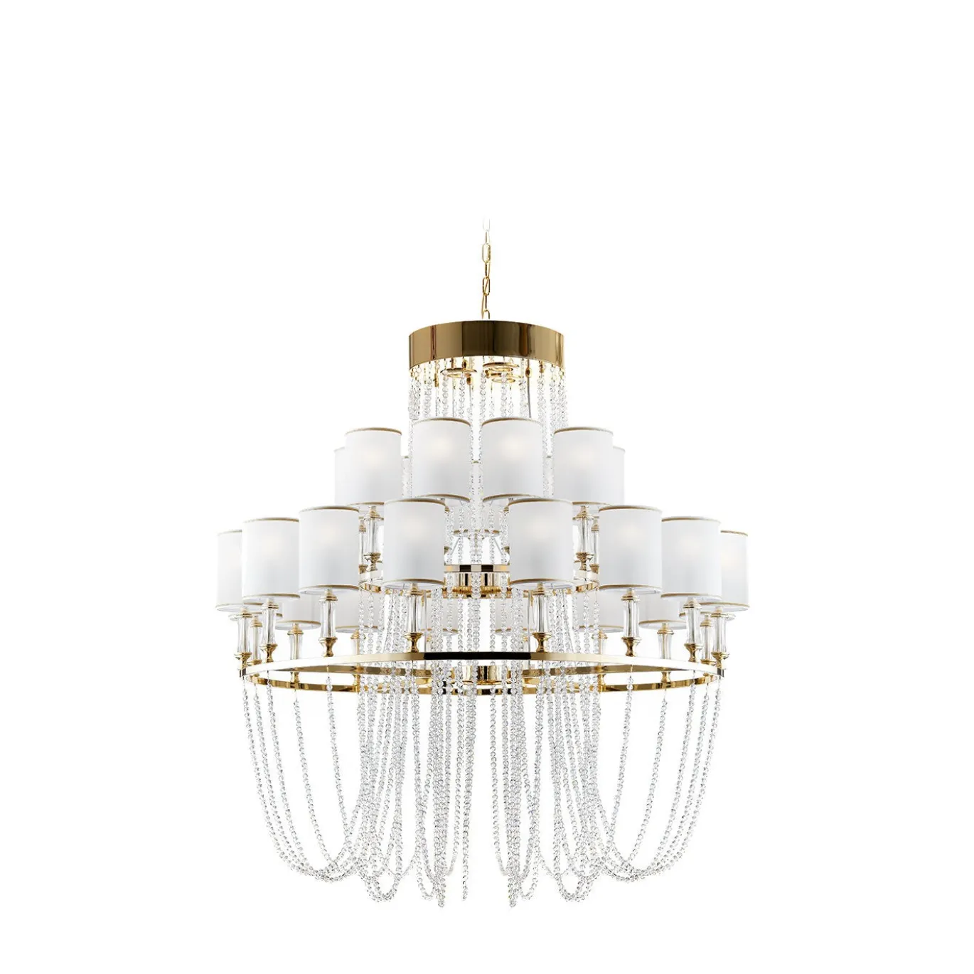 Lampadario ad anello sovradimensionato