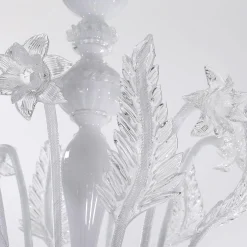 Lampadario Algieba bianco