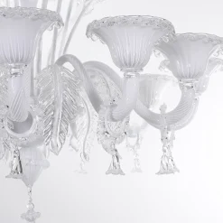 Lampadario Algieba bianco