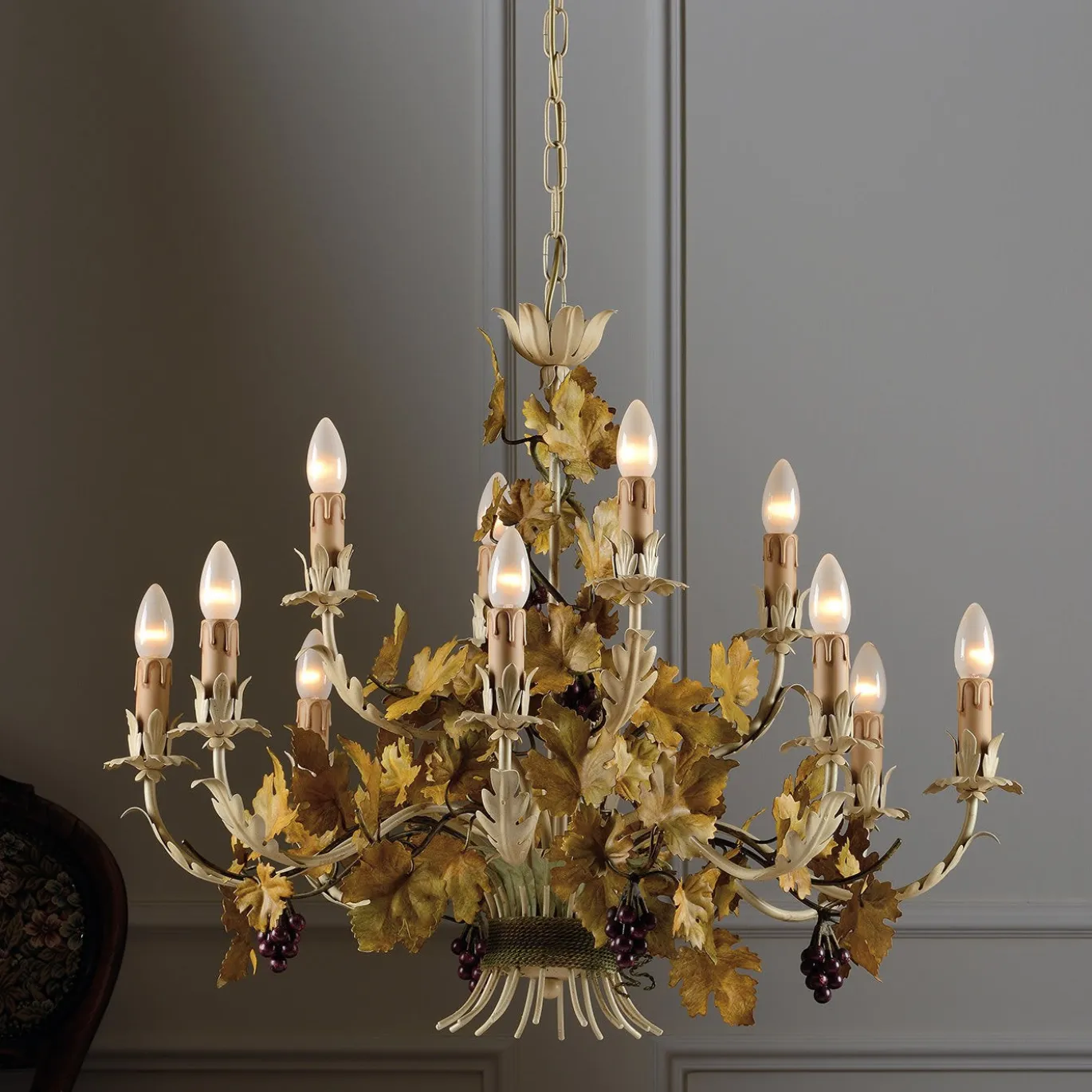 1390 Lampadario a 12 luci