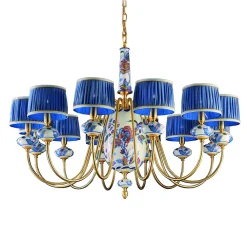Lampadario a 12 luci Autunno